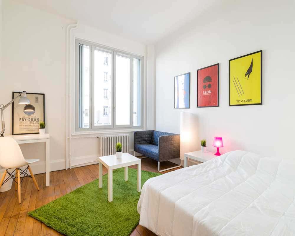 Chambre dans le Rue Quivogne