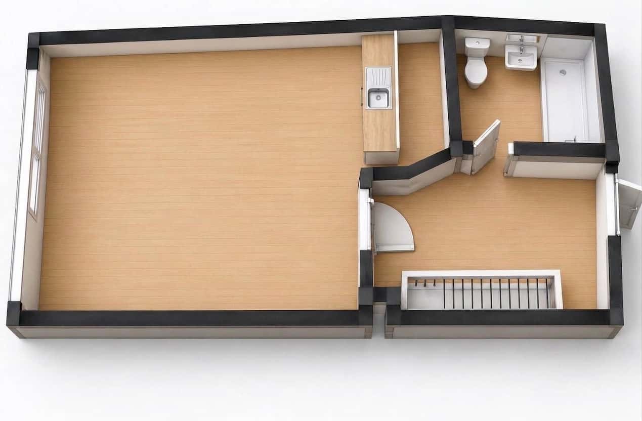 Apartment in Bilker Allee, Düsseldorf for 25 m² - Photo 1