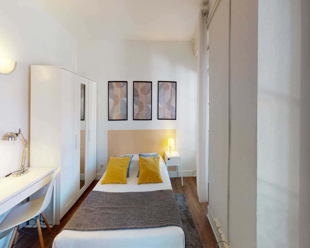 Chambre dans le boulevard d'Arcole