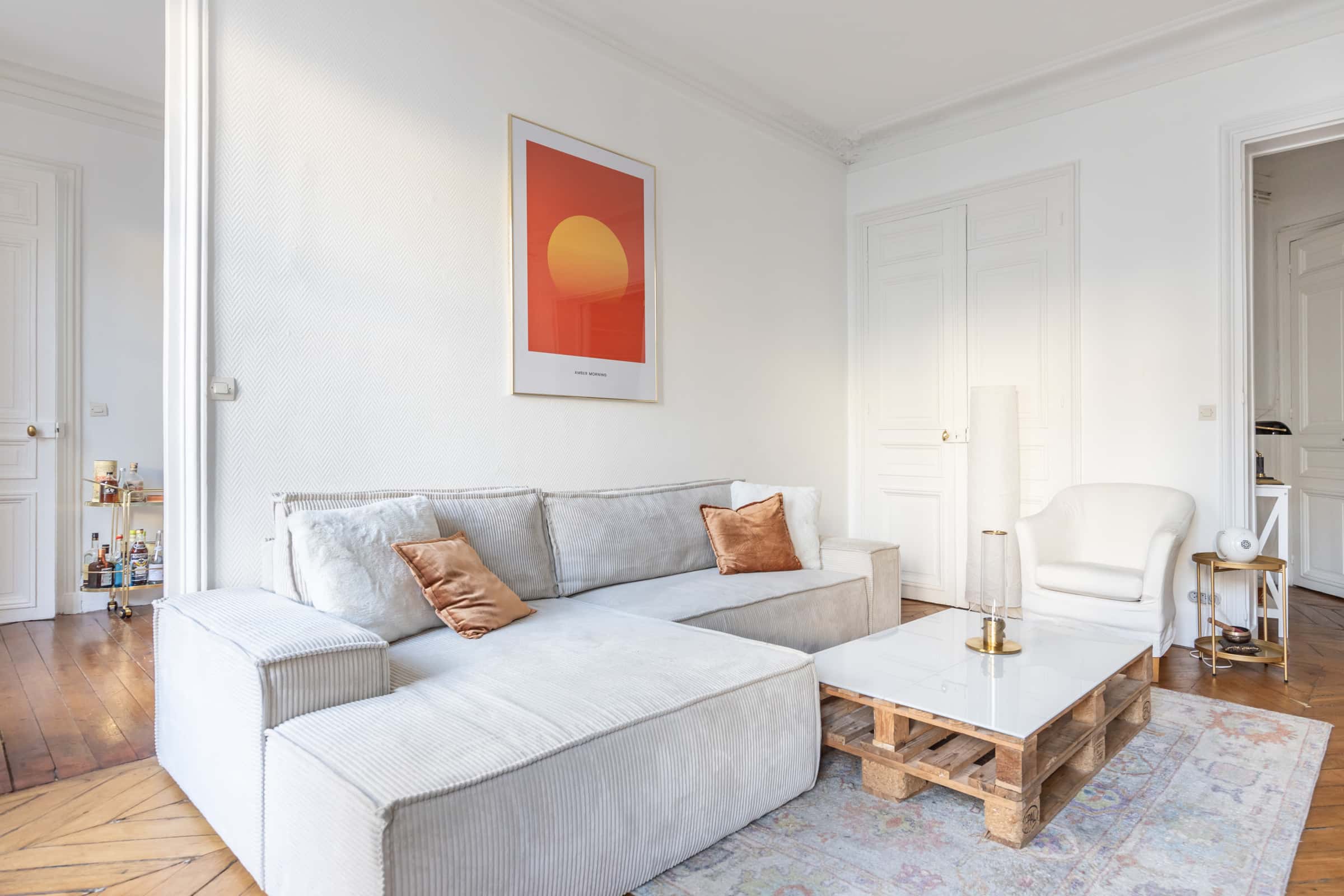 Apartamento en Rue La Fayette, Paris para 82 m² con 2 dormitorios