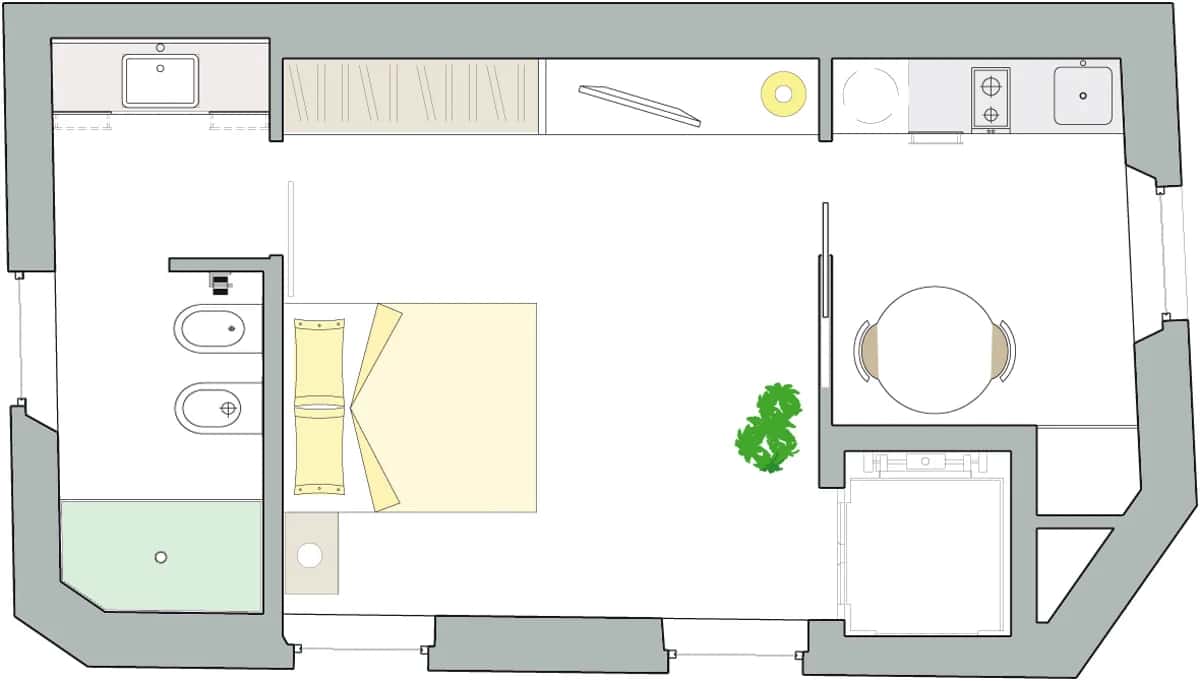 Apartment Milan, 1 bed — photo 8