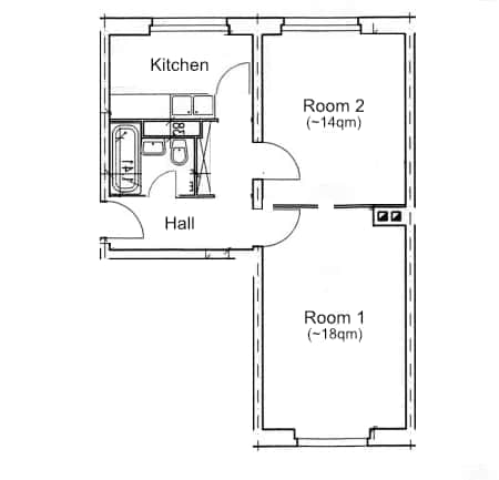 Nice apartment in central Berlin Prenzlauer Berg near Volkspark Firedrichshain with washing maschine - Photo 1