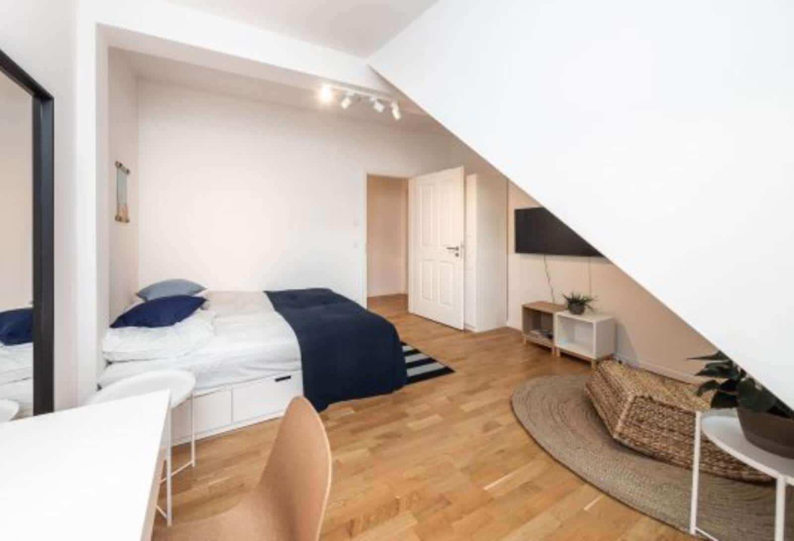 Exclusive attic apartment with 4 bedrooms