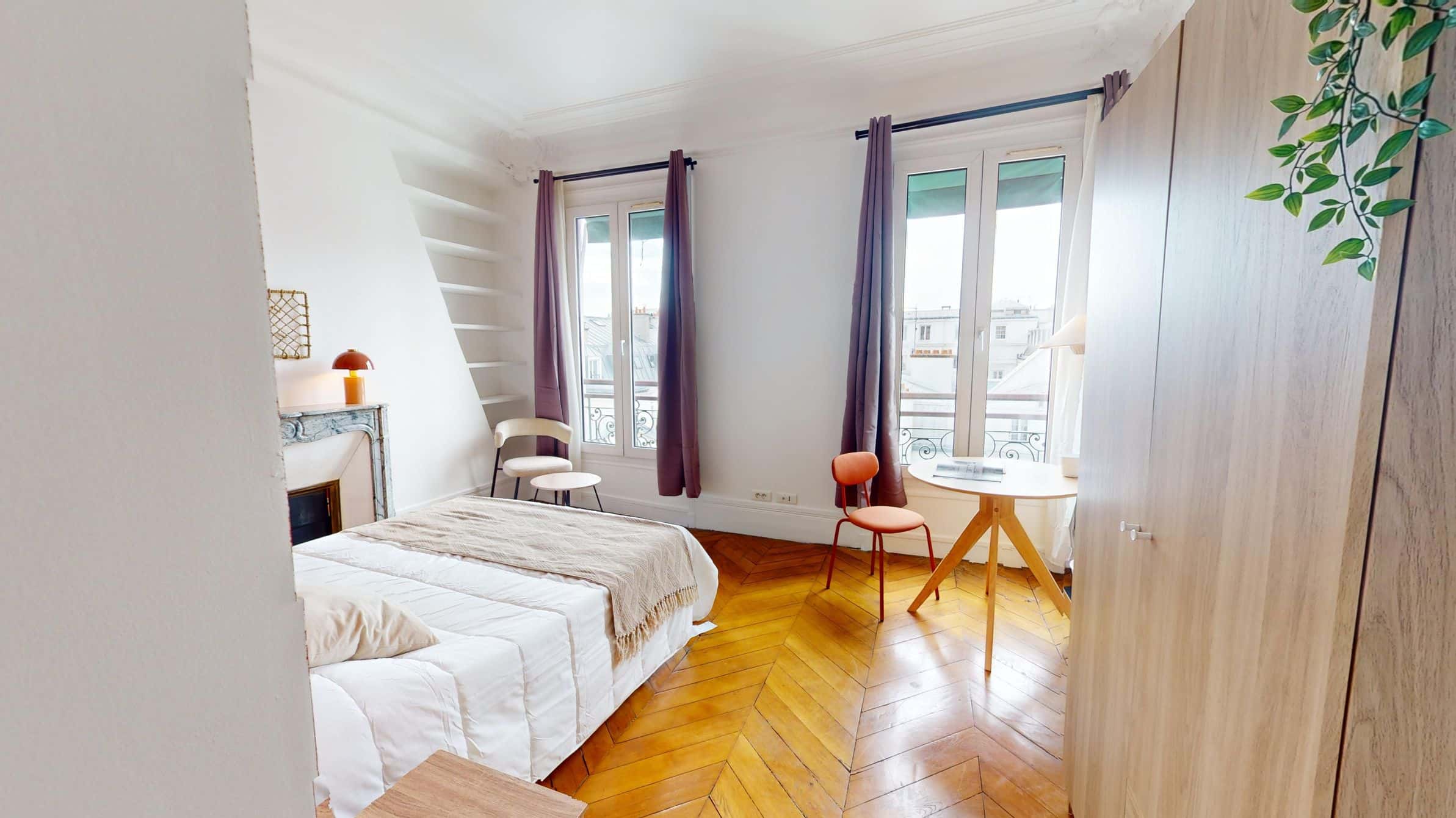 Chambre dans le 80 Rue Taitbout
