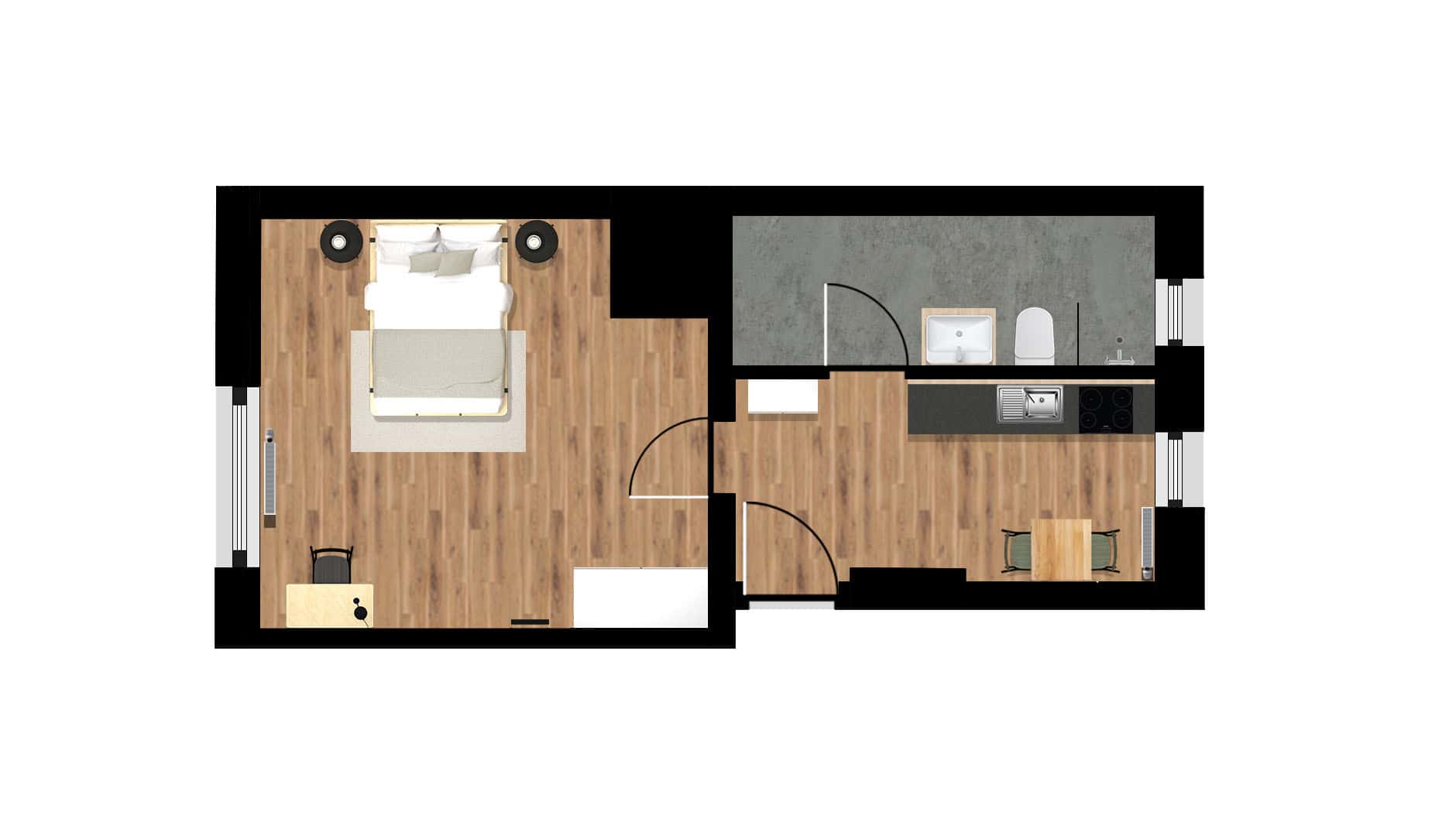 Wohnung in der Sickingenstrasse -