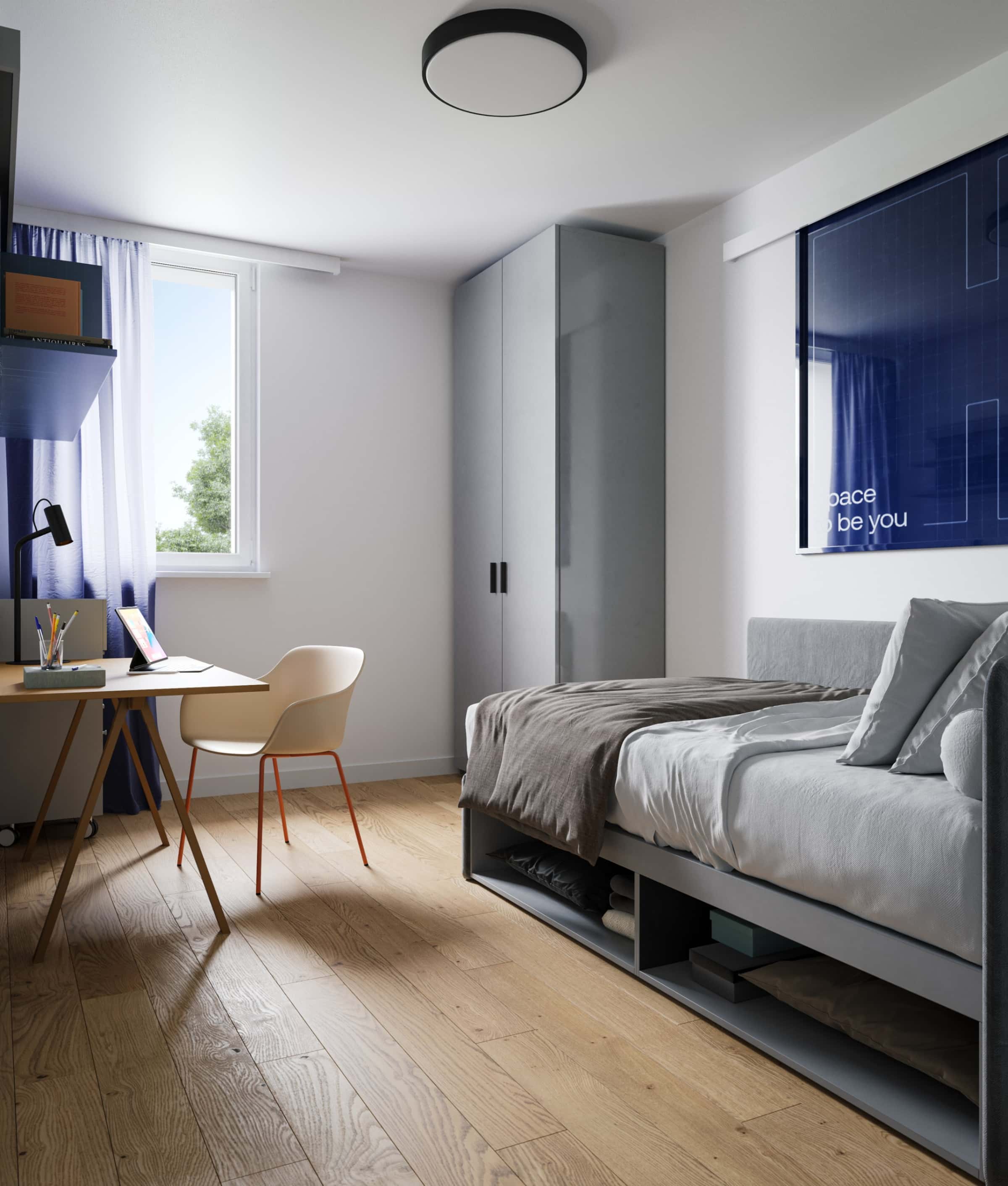 Room with private bathroom