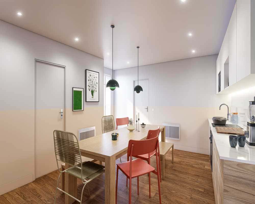 Chambre dans le Rue du Buisson Saint-Louis