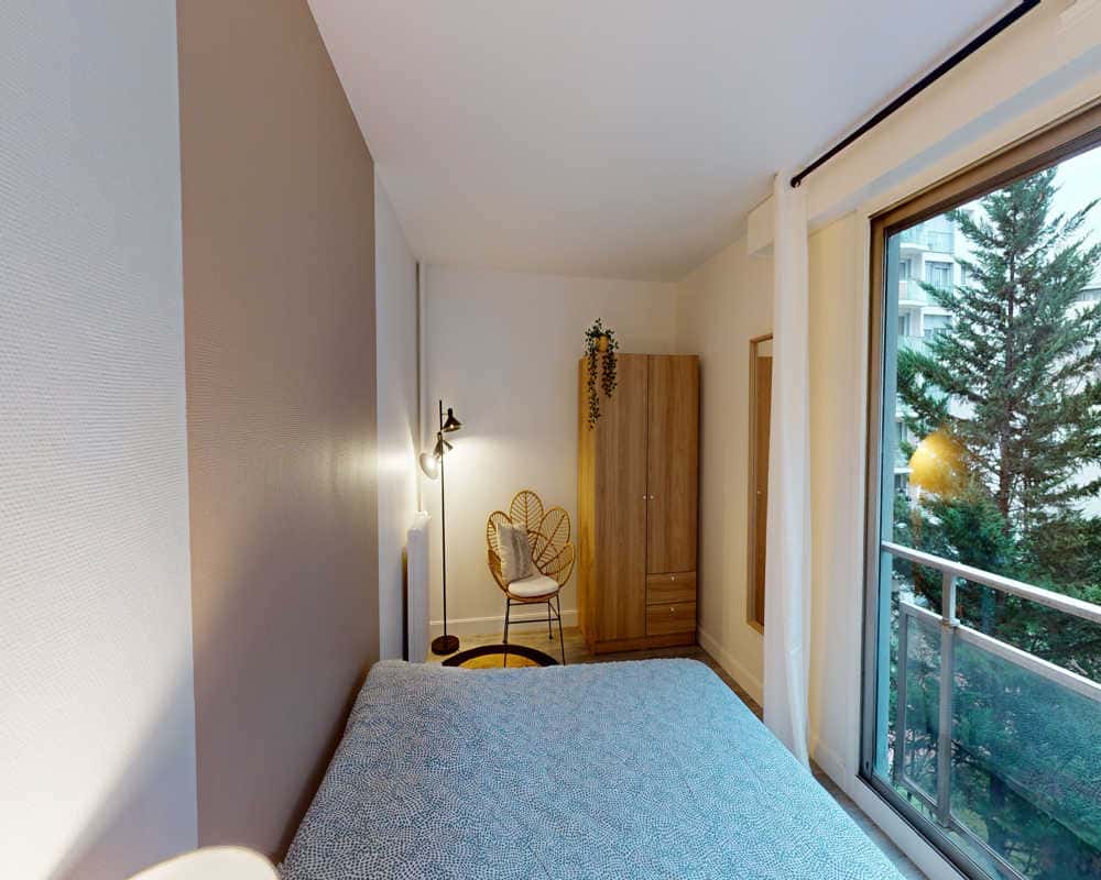 Chambre dans le Allée de Fontainebleau