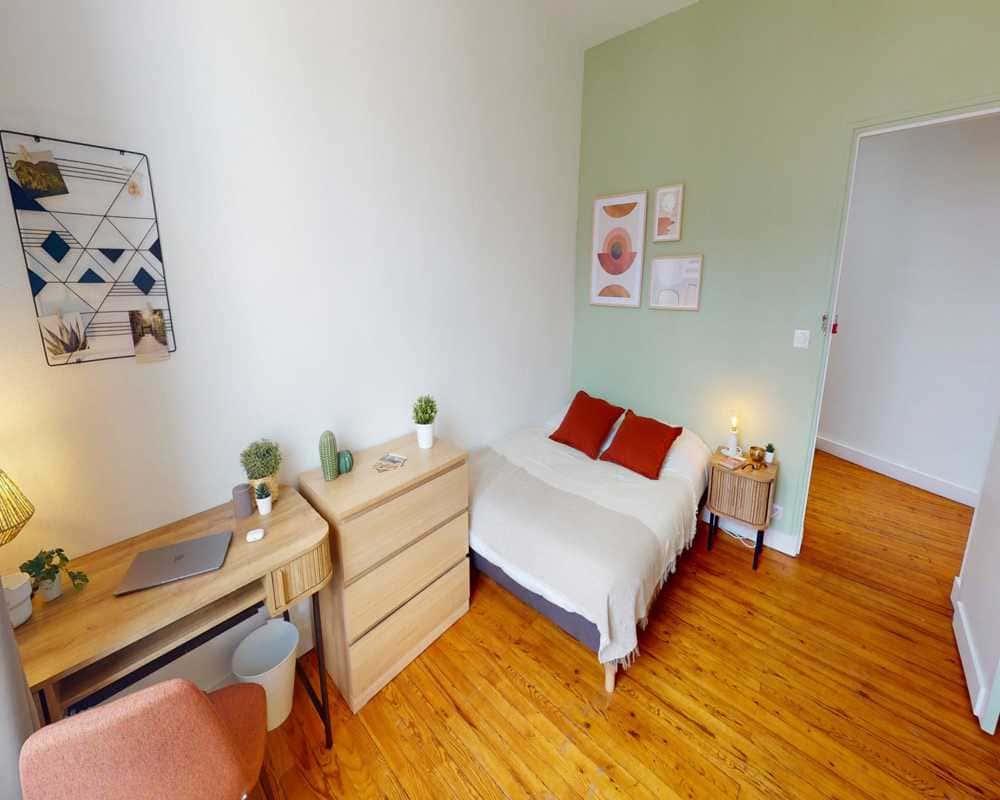 Chambre dans le Rue du Jardin public