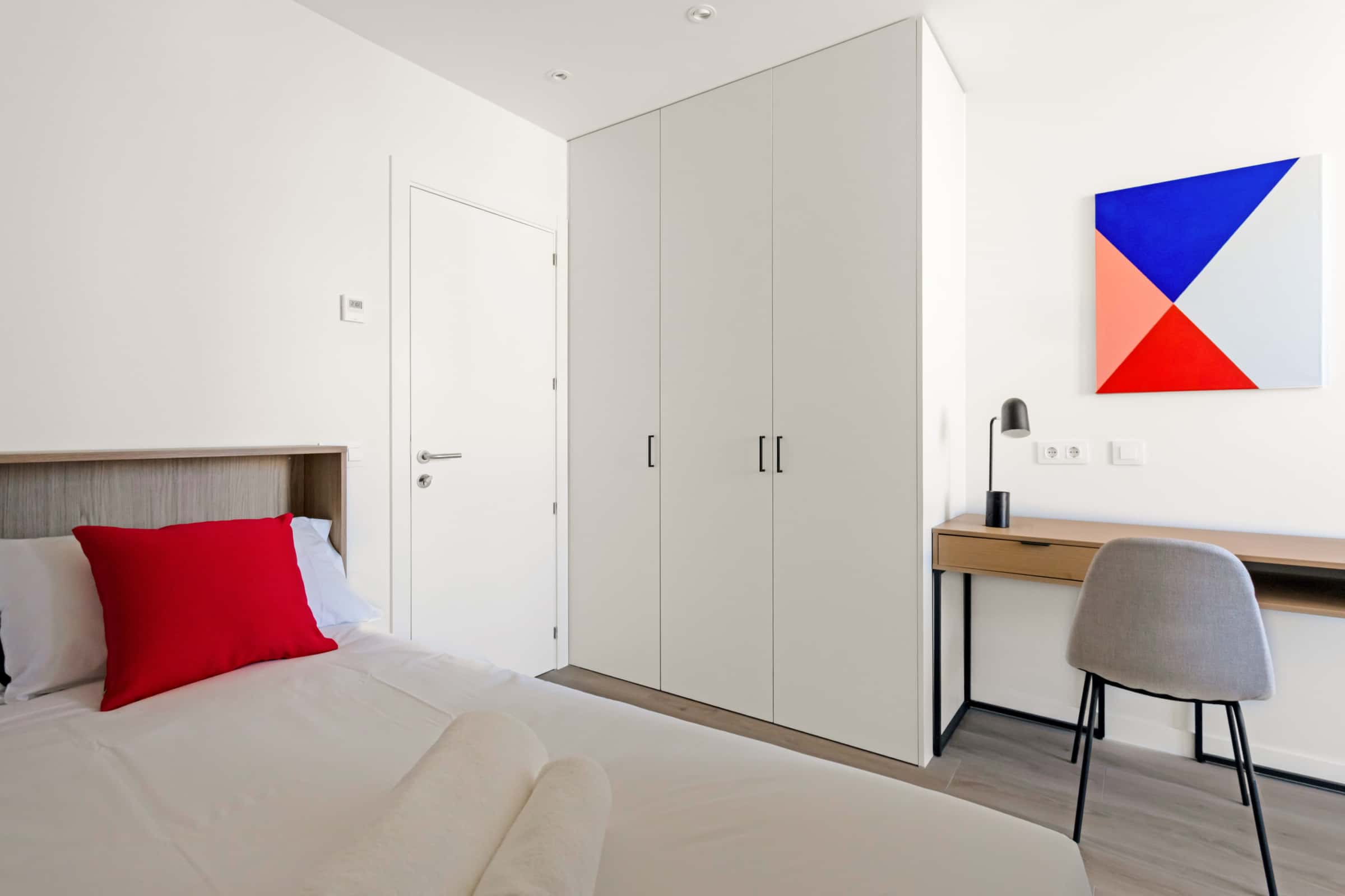 Double room  with private bathroom for one person