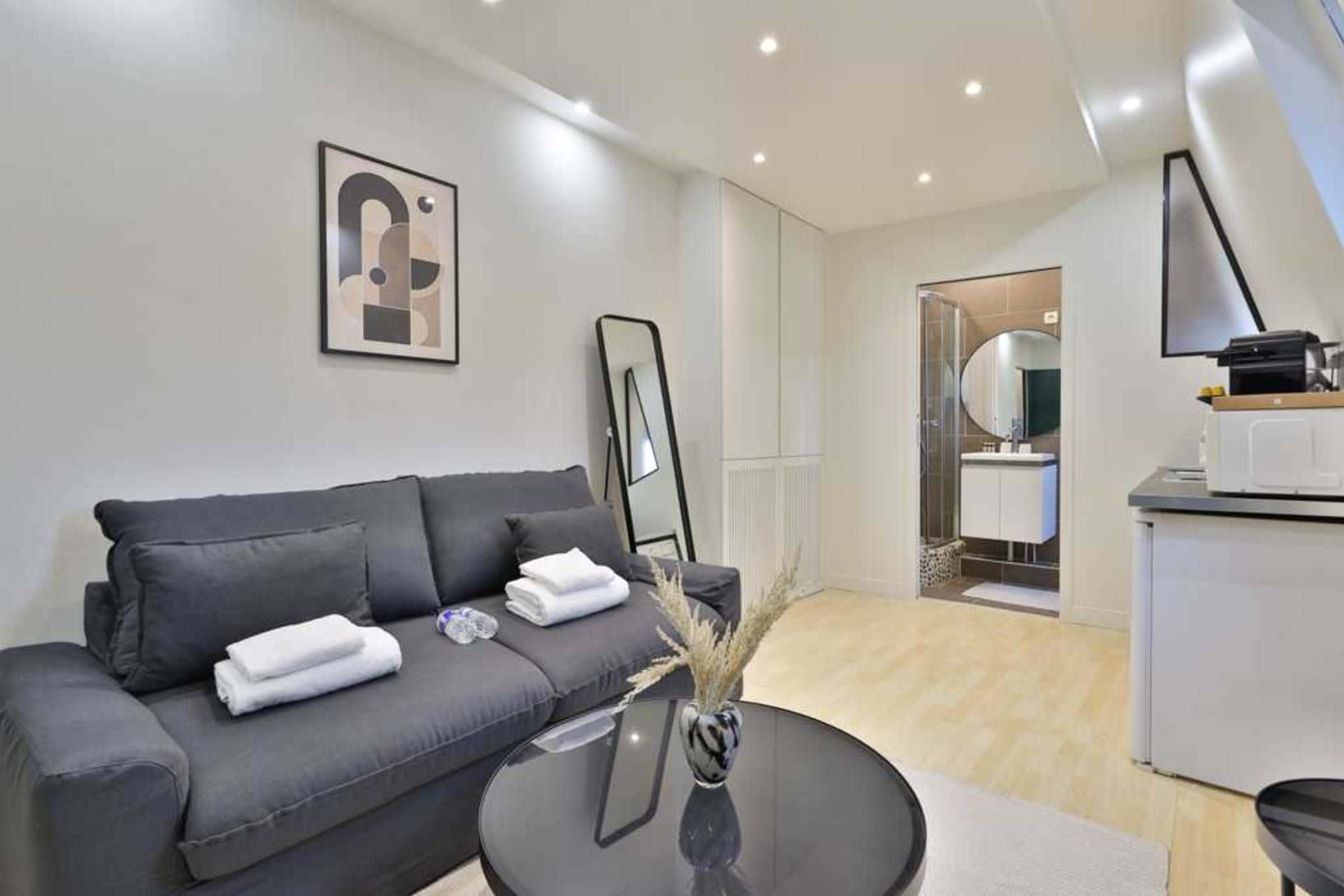 Studio moderne - Plaine-Monceau - Bail Mobilité