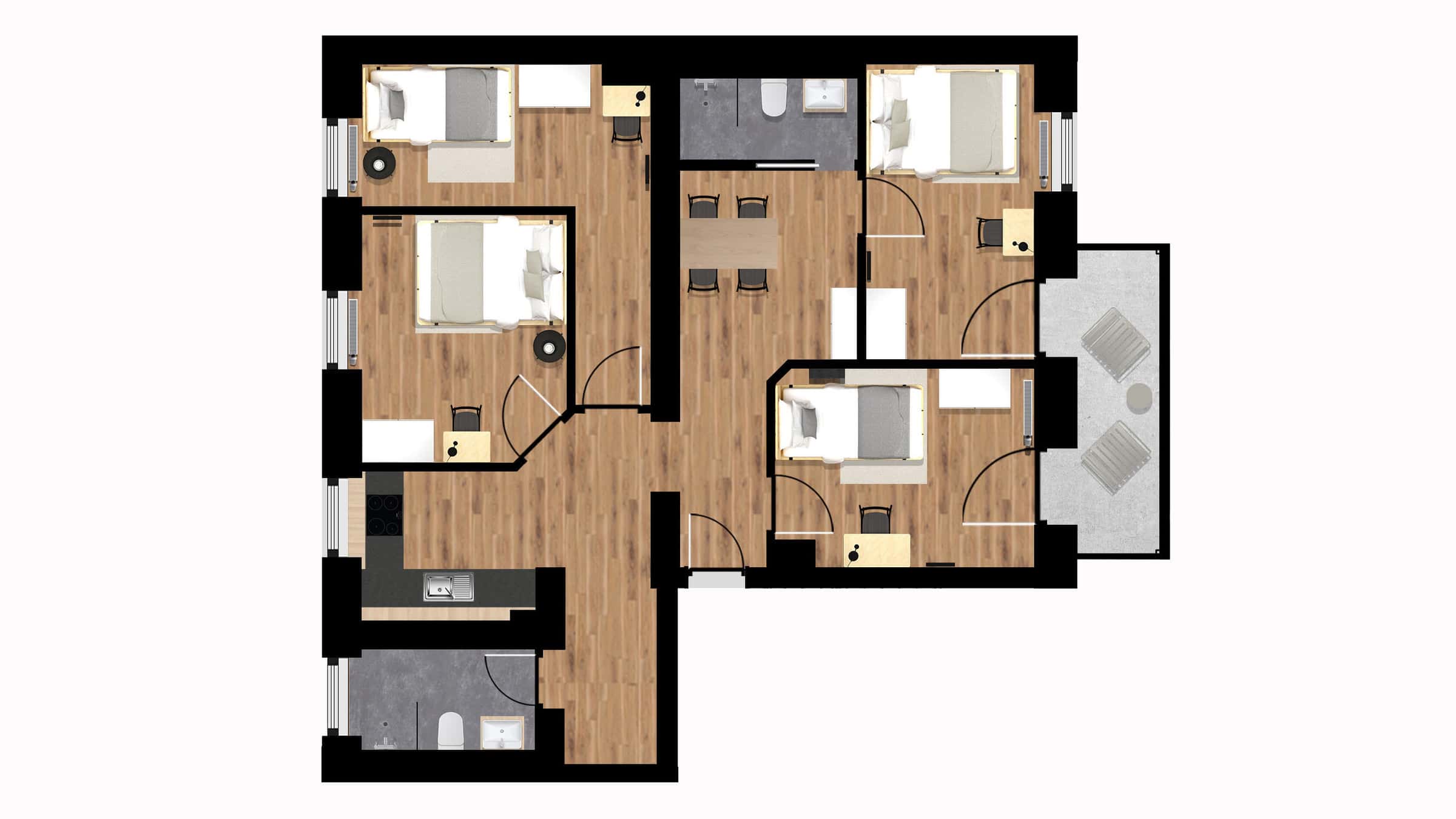 Zimmer in der Sickingenstrasse -
