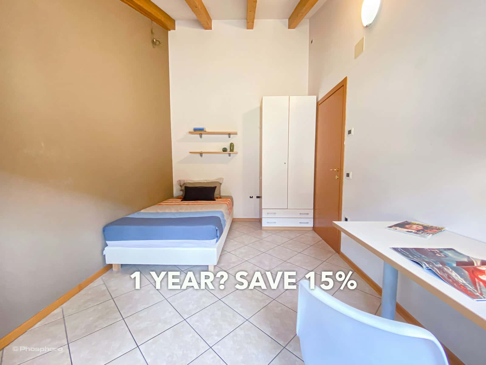 Chambre dans Via Tommaso Gar, Trento pour 39 m² avec 2 chambres