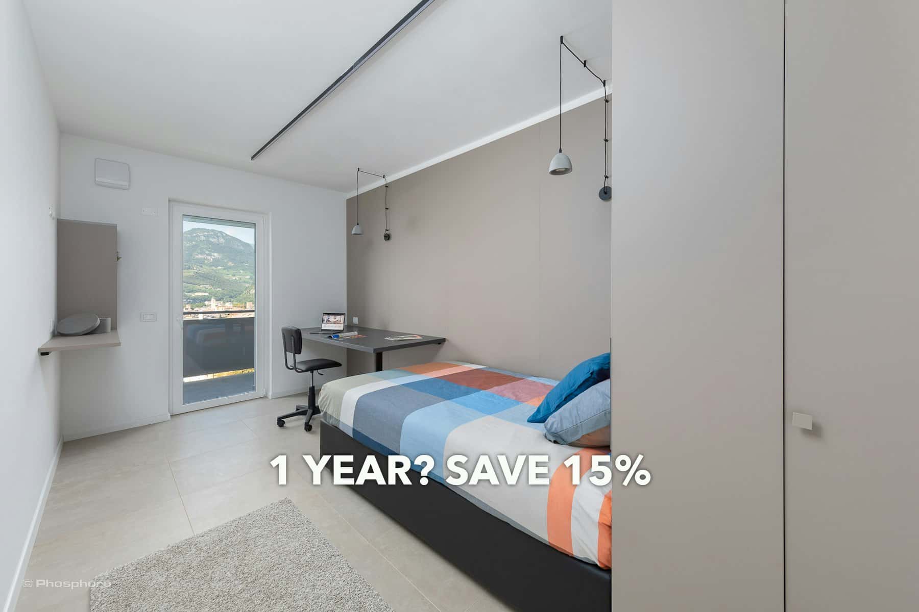 Stanza in Via Venezia, Trento di 61 m² con 3 camere