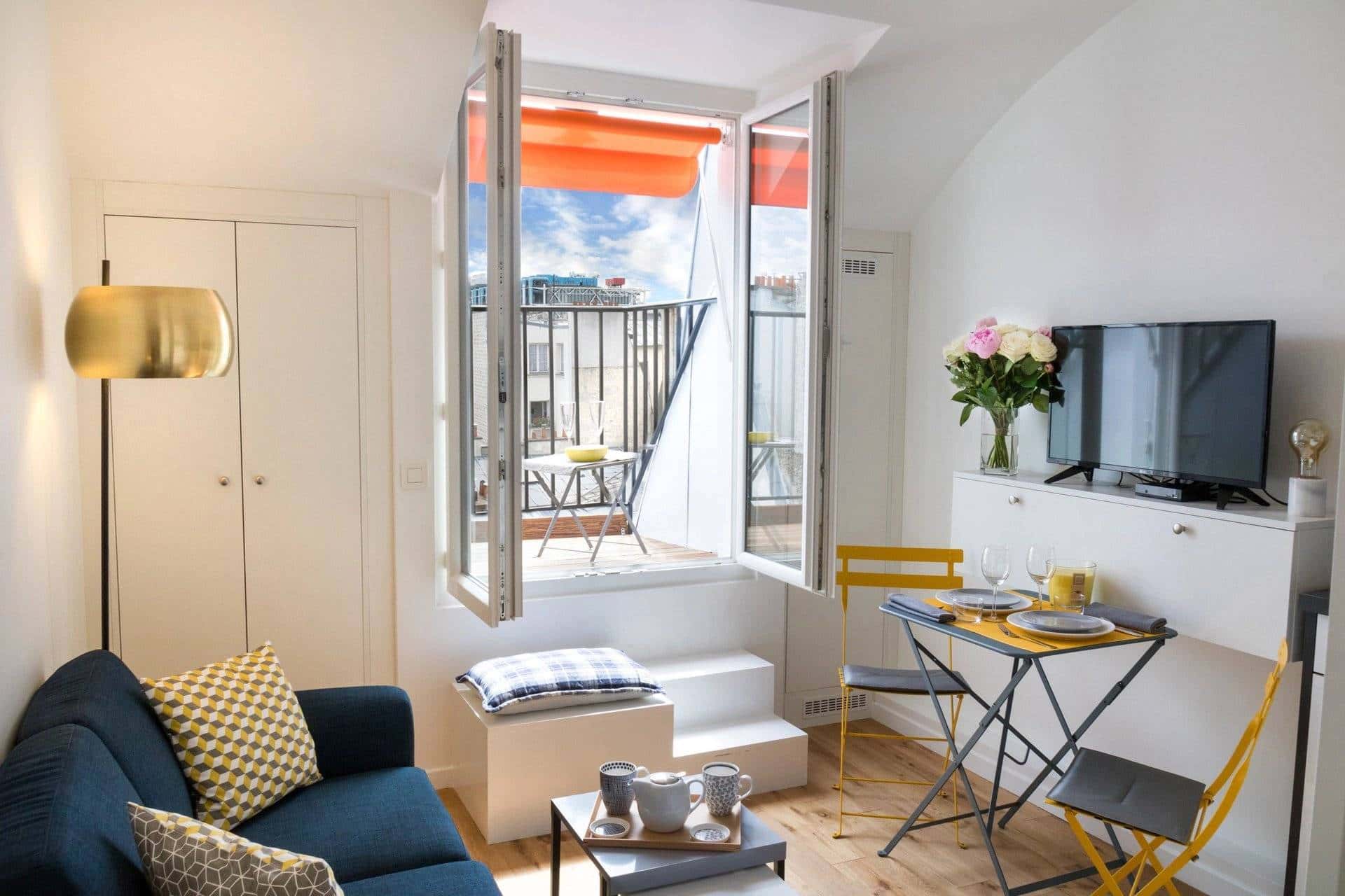 Petit 2 pièce avec Terrasse - Marais