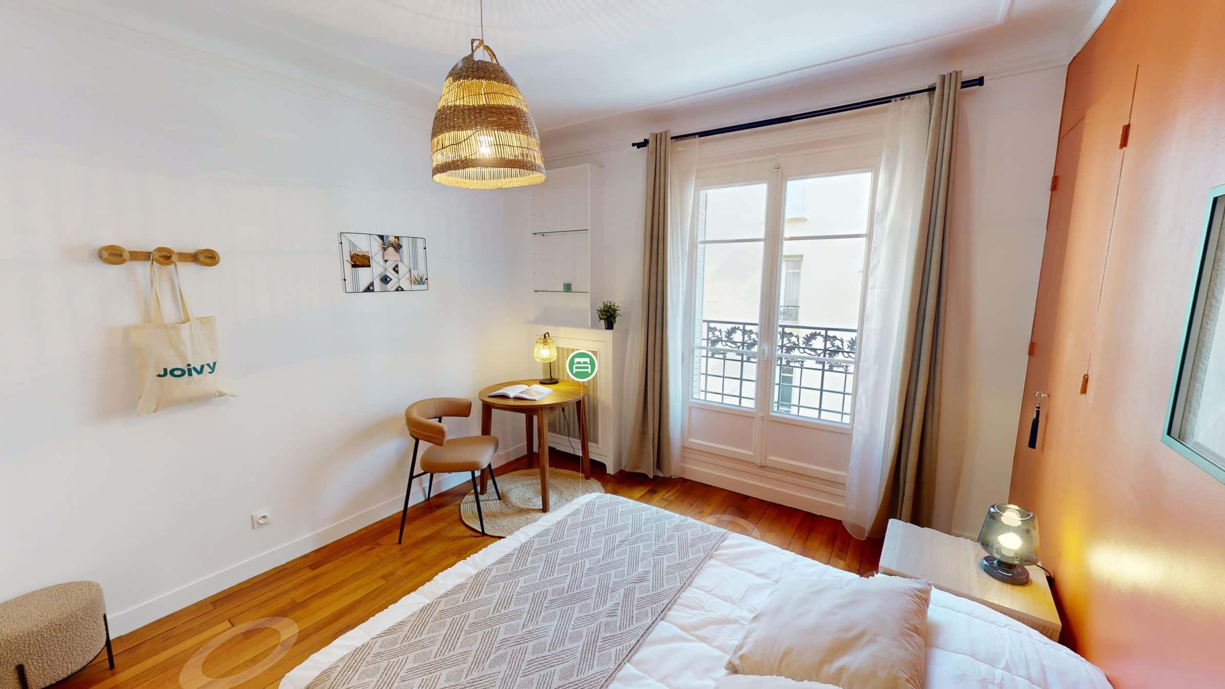 Chambre dans le 60 Rue de l'Abbé Groult