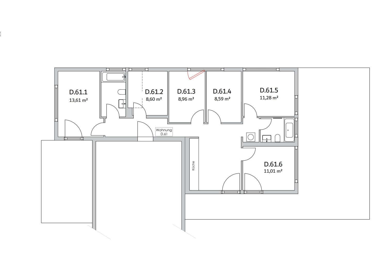 Zimmer in der Nazarethkirchstraße 51 (Aufgang D)