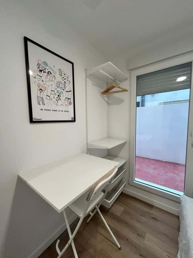 Habitación en piso de 5 habitaciones