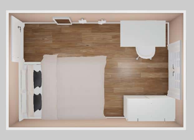 Camera singola in appartamento condiviso