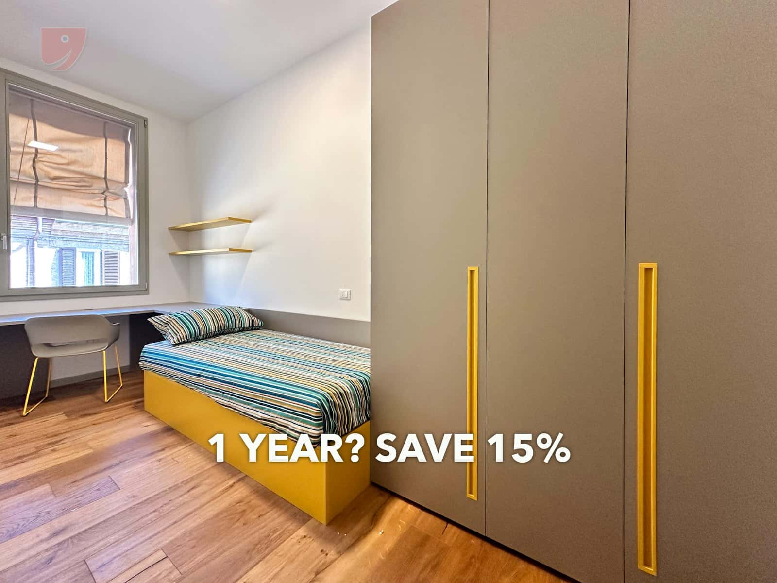 Zimmer in Via Montebello, Ferrara für 110 m² mit 7 Schlafzimmer