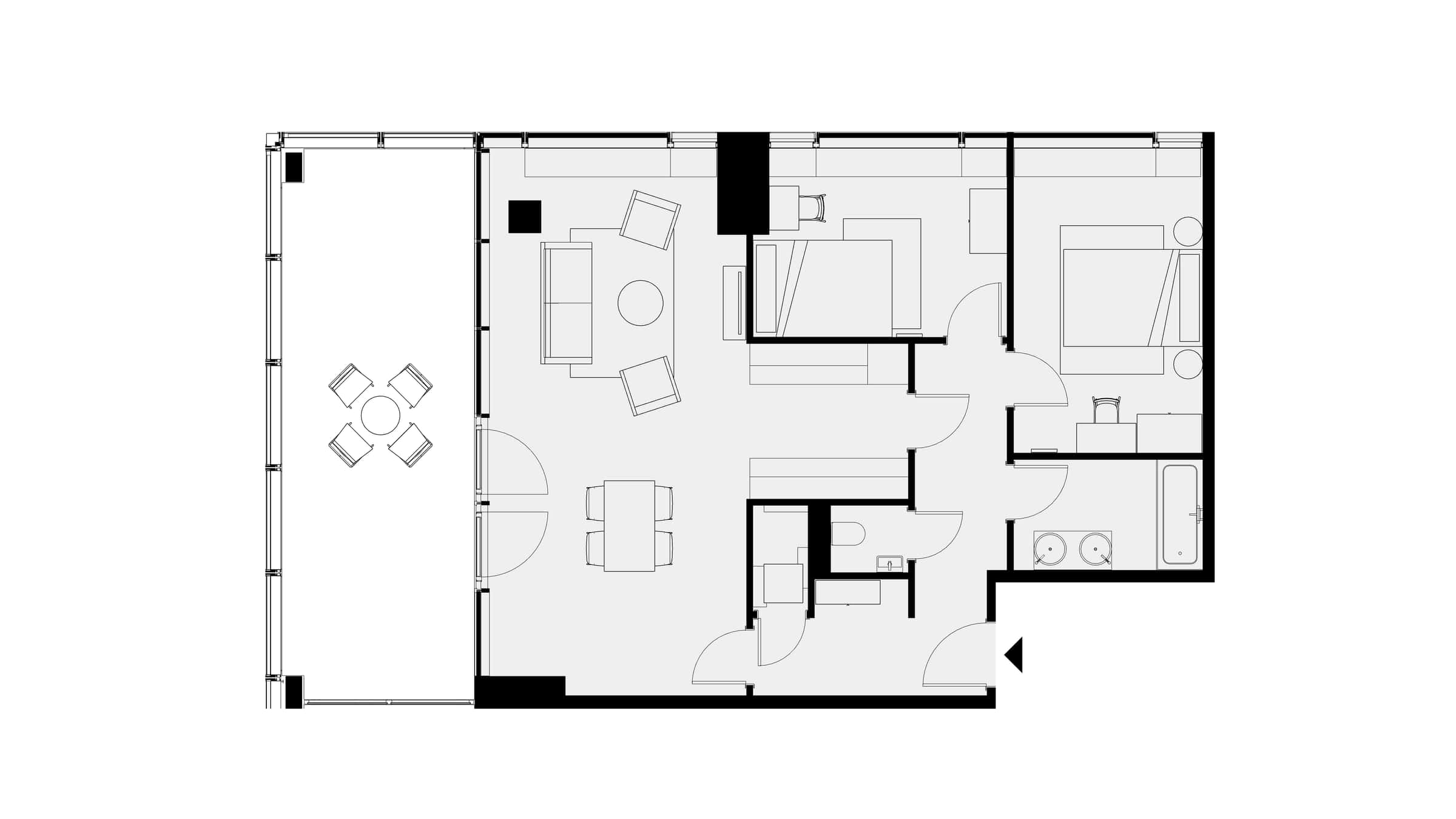 Wohnung in Chaussée d'Anvers, Bruxelles