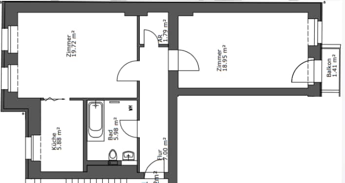 1-bedroom apartment for rent in Berlin, bills included - Foto 4