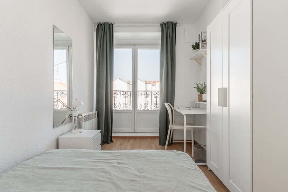 Luminosa habitación doble en Madrid centro