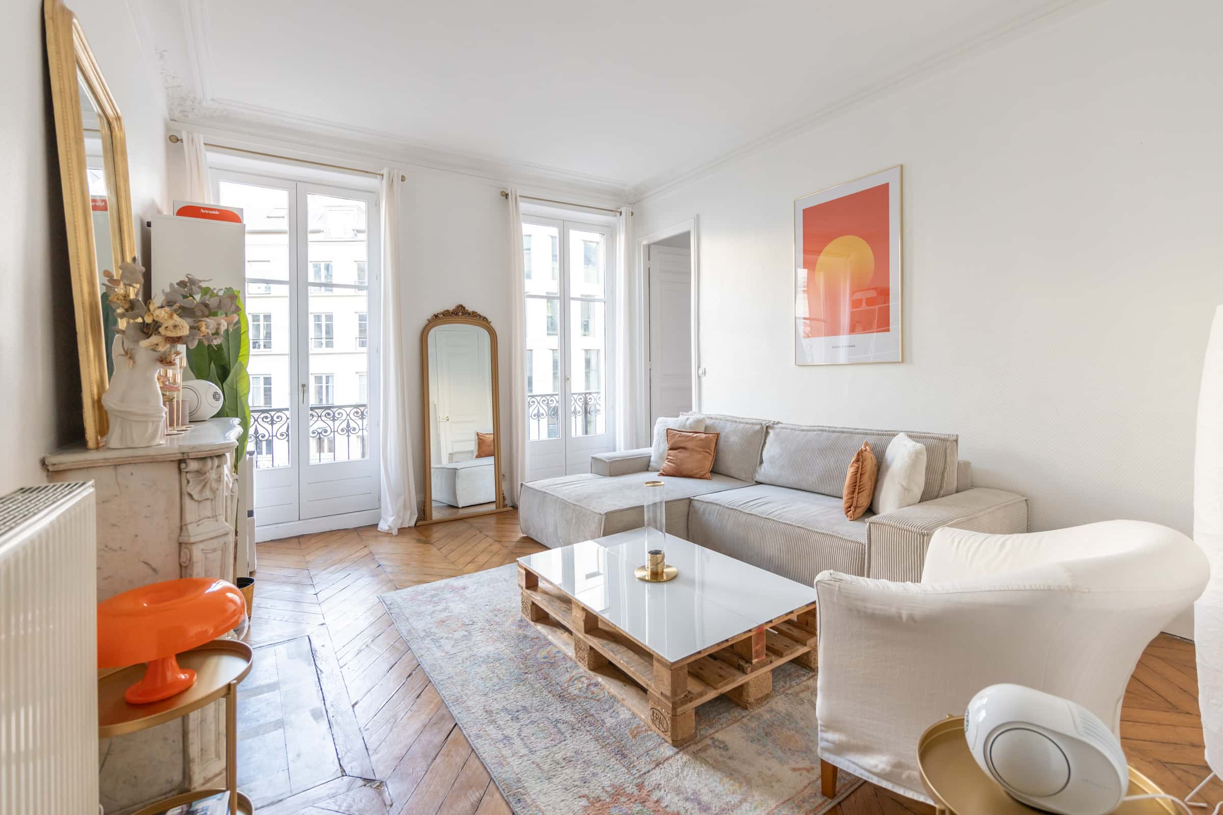 Apartamento en Rue La Fayette, Paris para 82 m² con 2 dormitorios