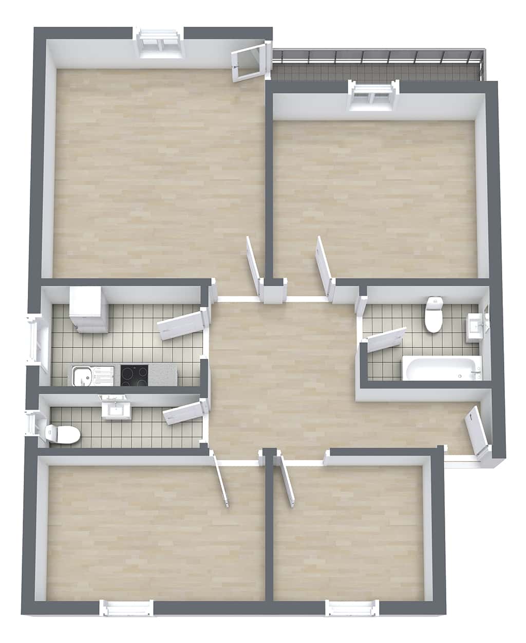 Zimmer in der Fallstraße