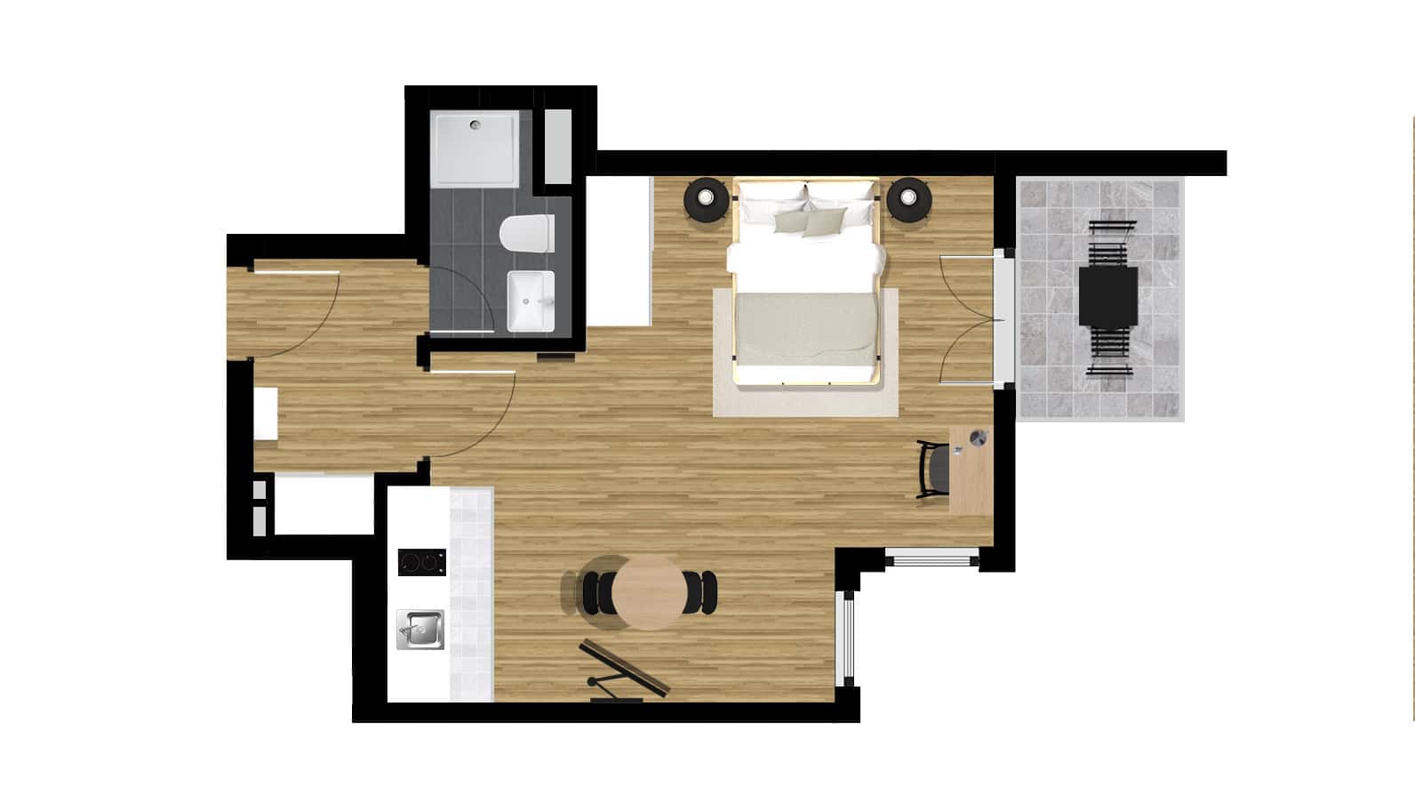 Wohnung in der Klüberstraße - - Photo 1