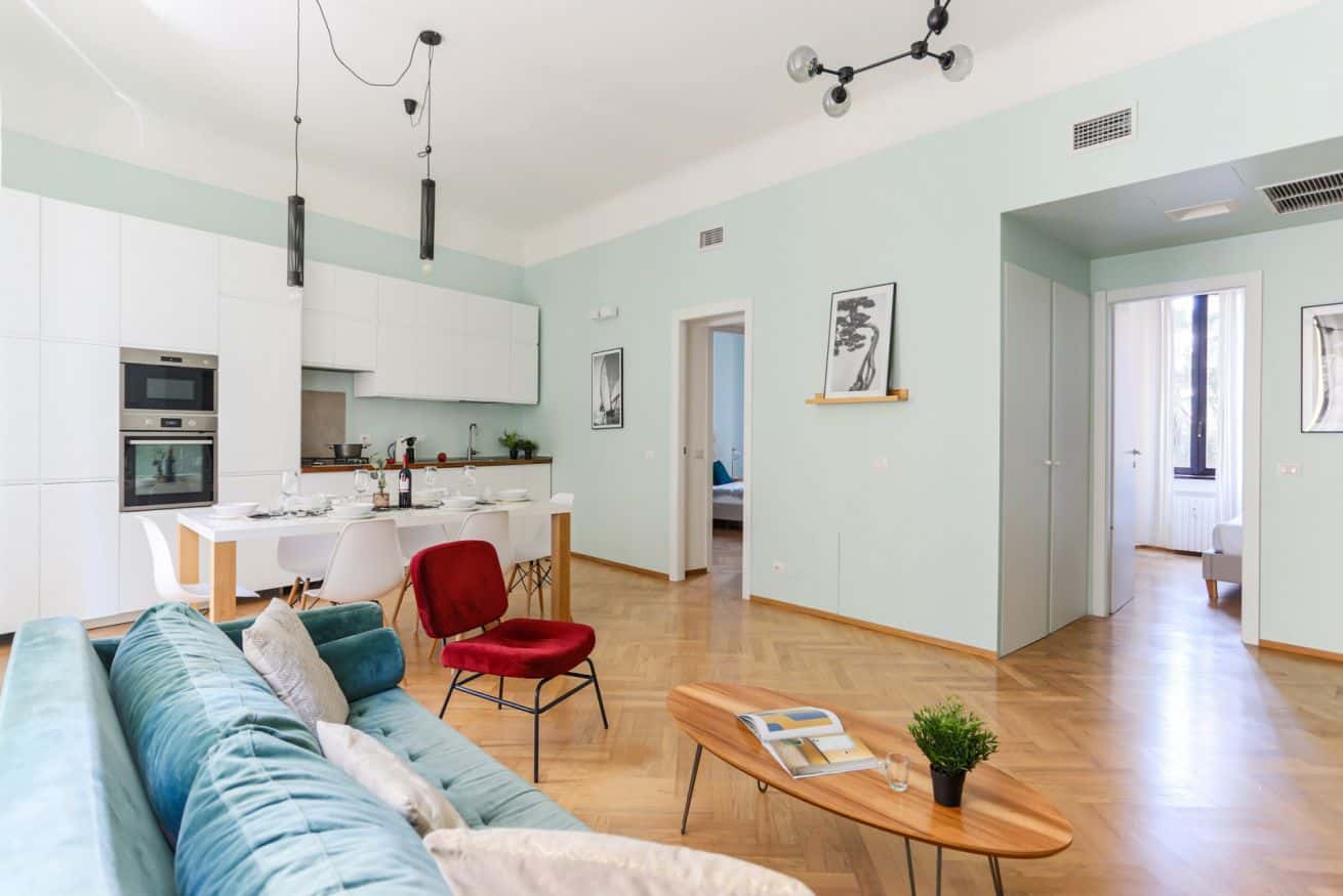 Elegante trilocale adiacente a Pasteur