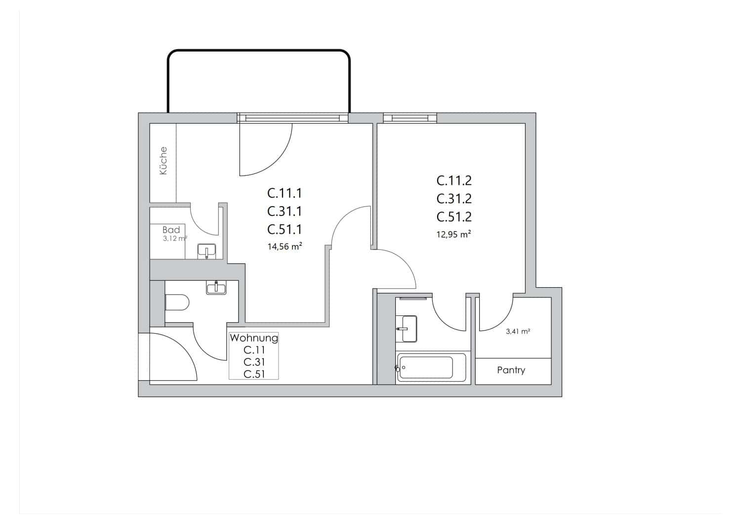 Studio in der Nazarethkirchstraße 51 (Aufgang C) - Photo 5