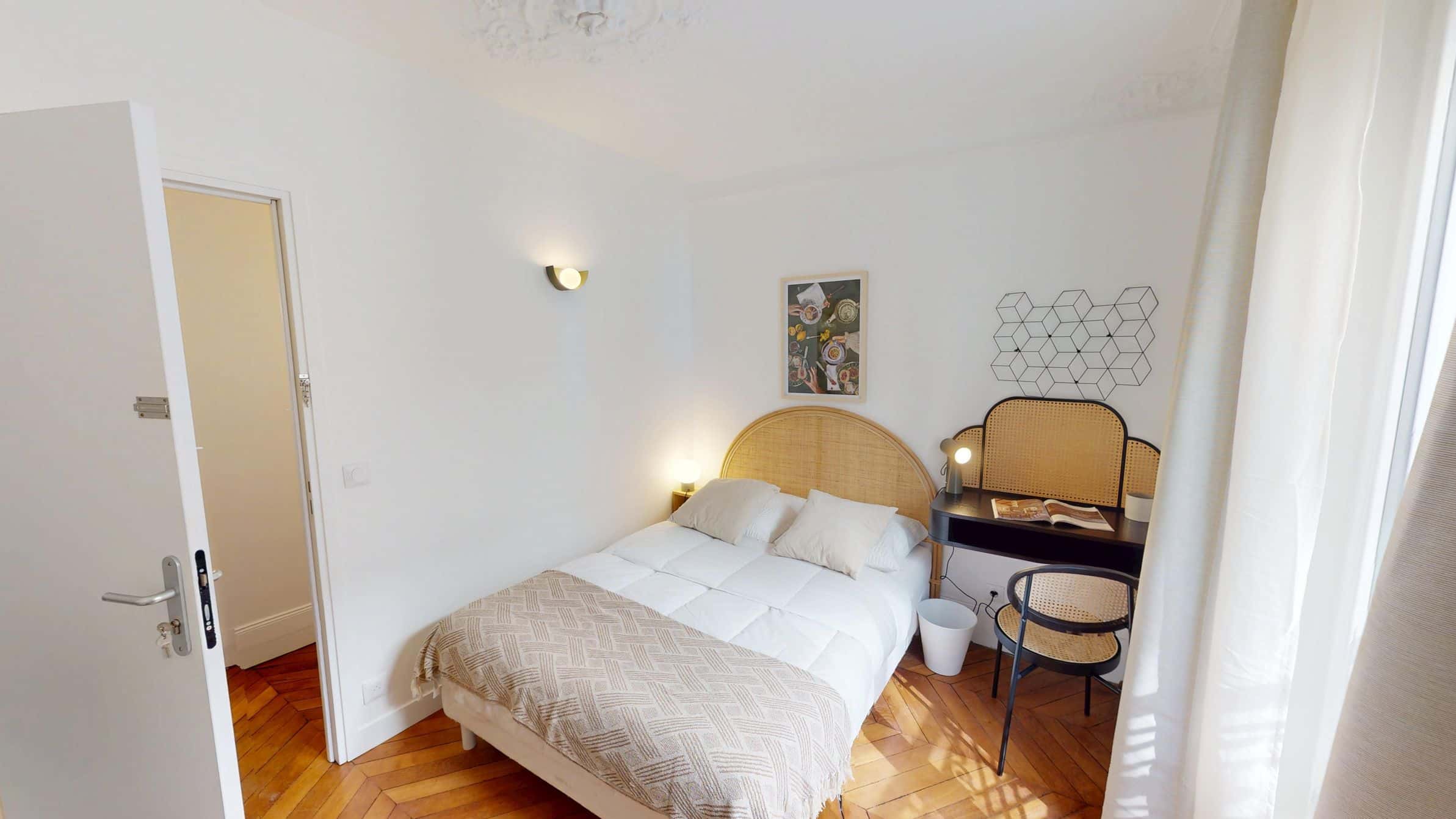 Chambre dans le 6 Cité Condorcet