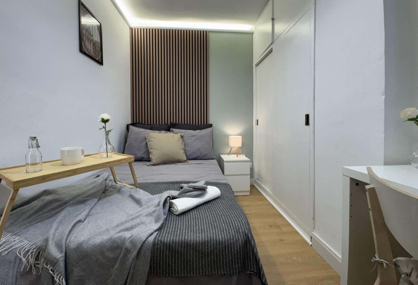 Double bed in