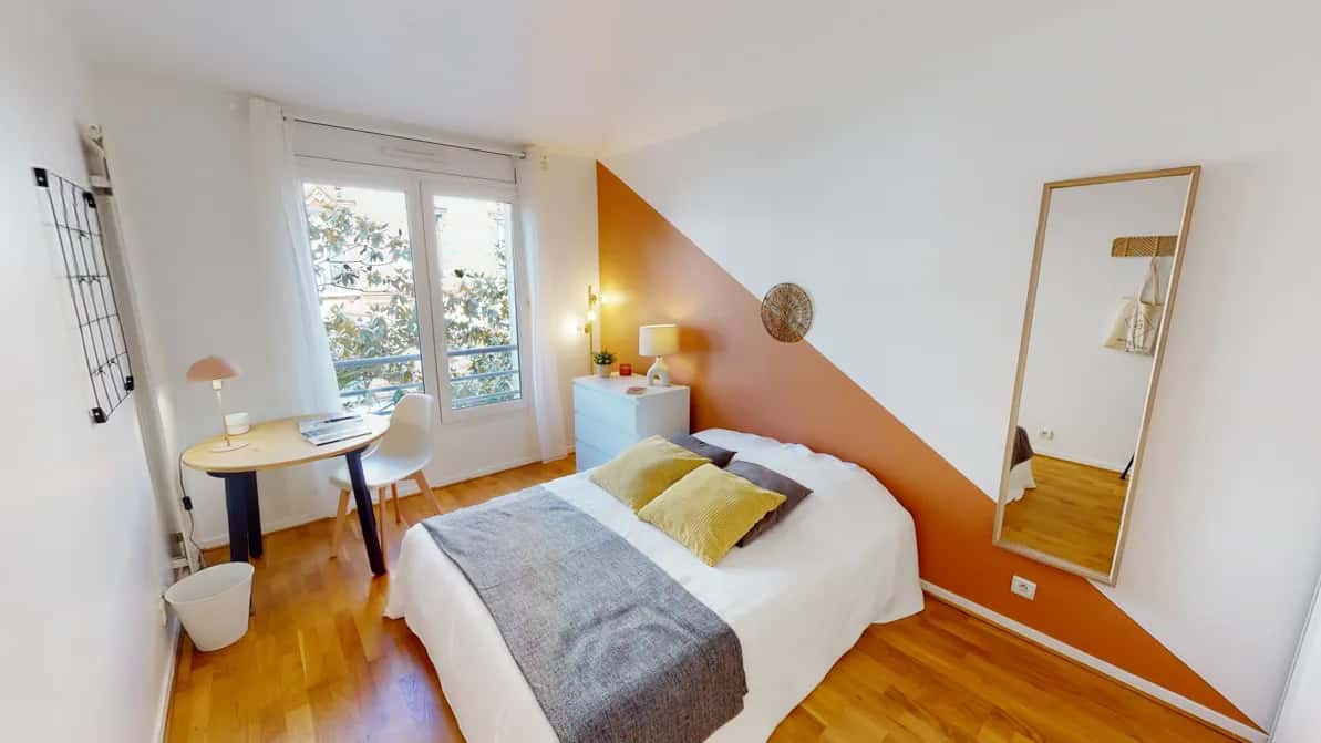 Quarto em Rue Pierre Lhomme, Courbevoie para 89 m² com 4 quartos