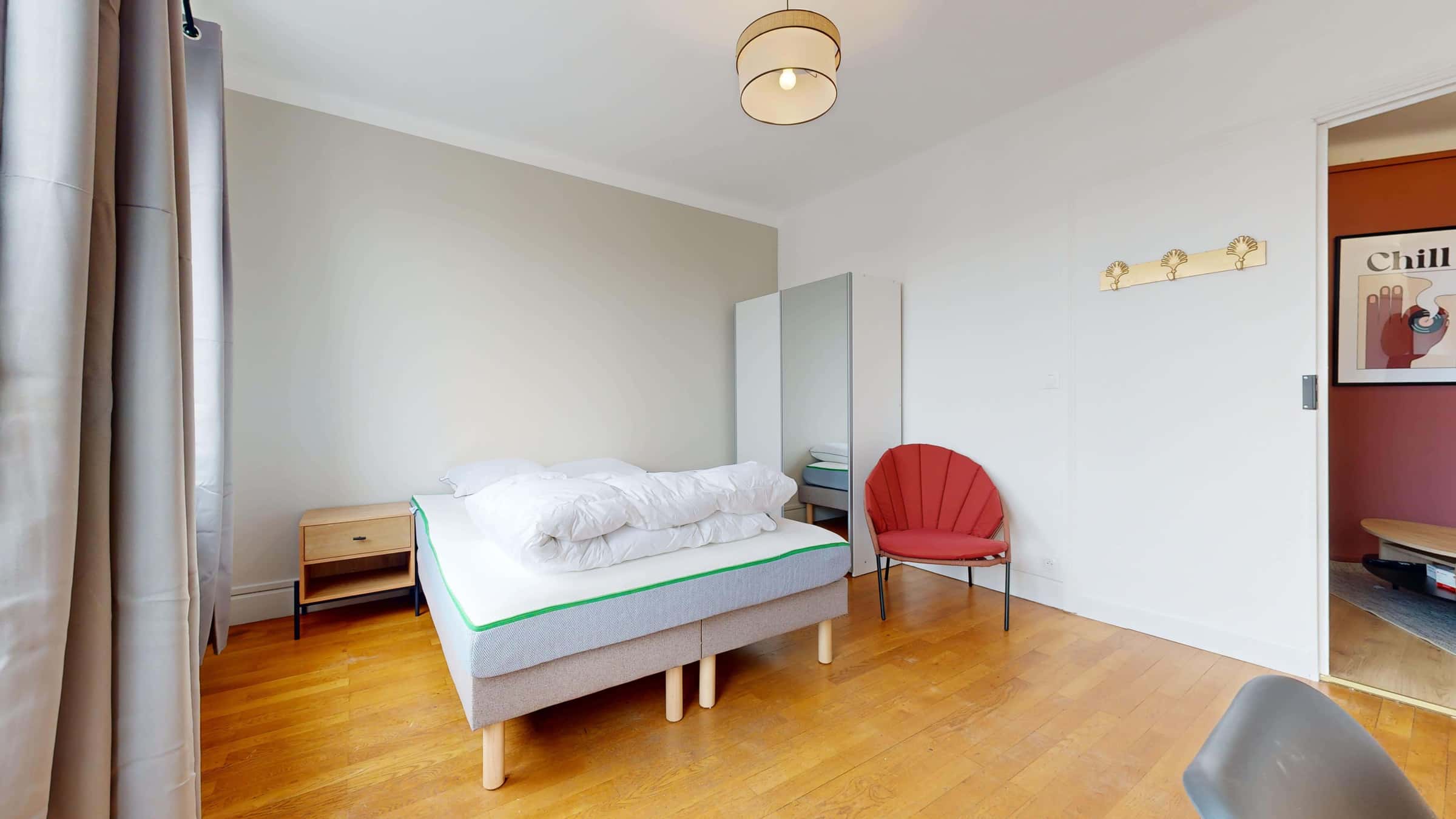 Villeurbanne Marengo - Private Room (3)