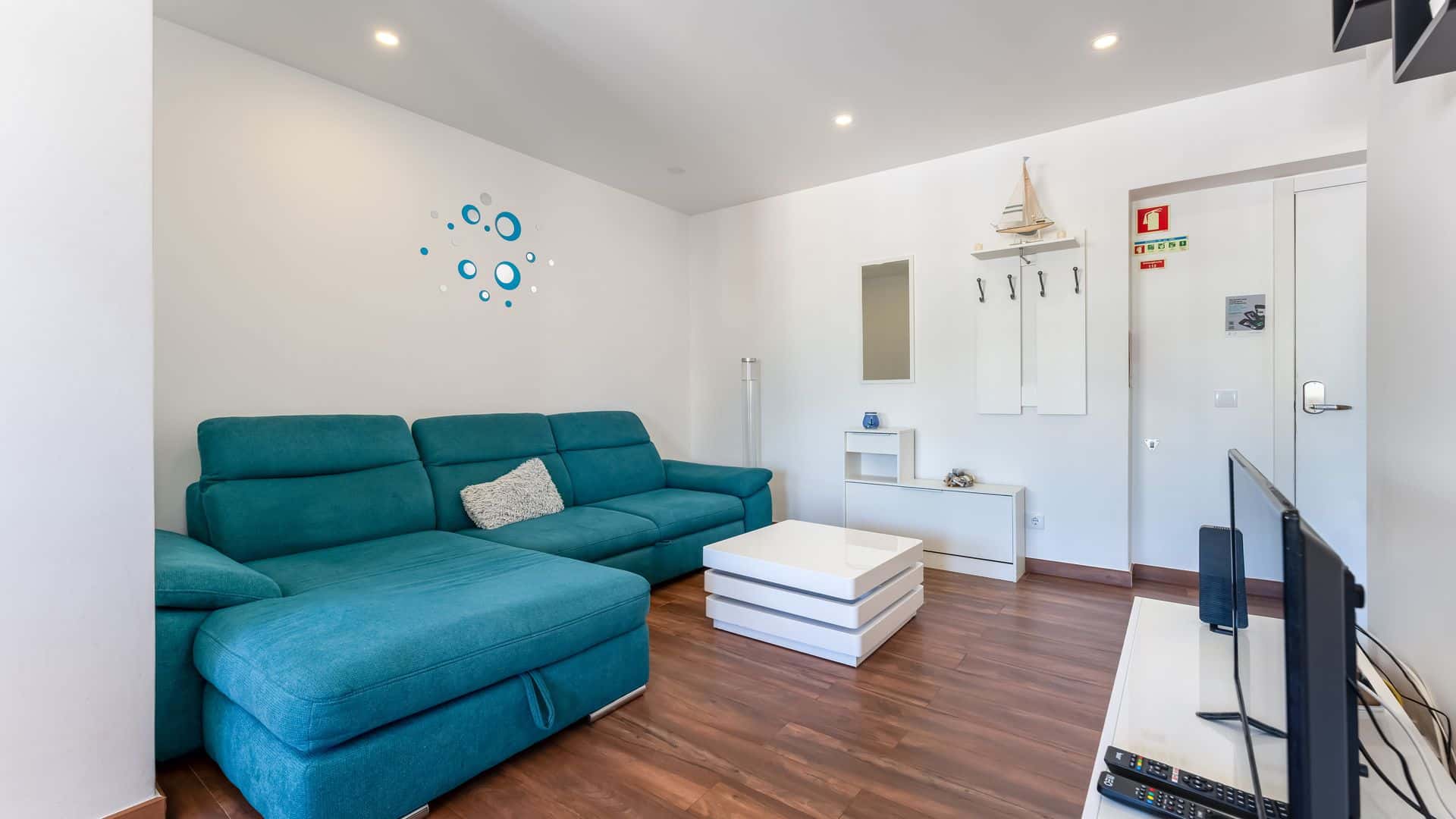 Serene Blue 1 BDR Flat With Balcony