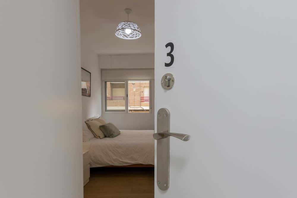Habitacion doble luminosa en Benimaclet