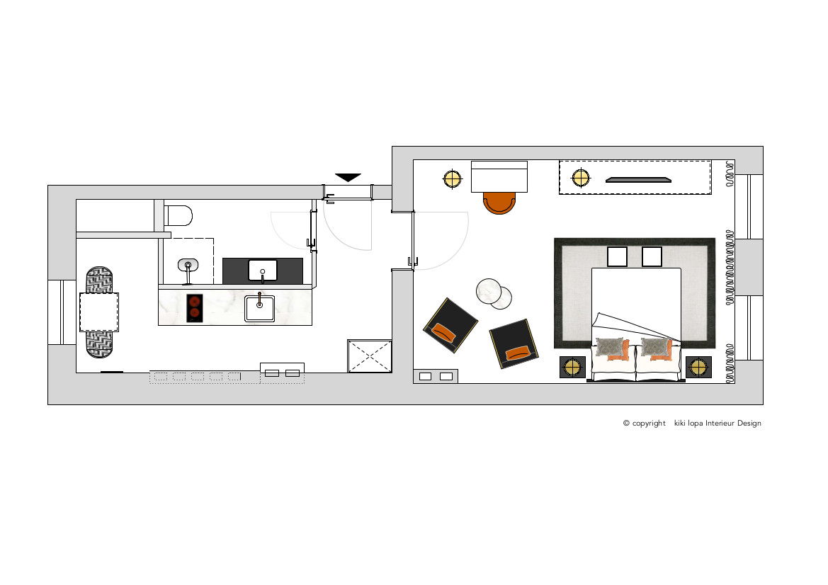 Exklusive 1-Zimmerwohnung im sanierten Altbau Charlottenburg Schloßstraße