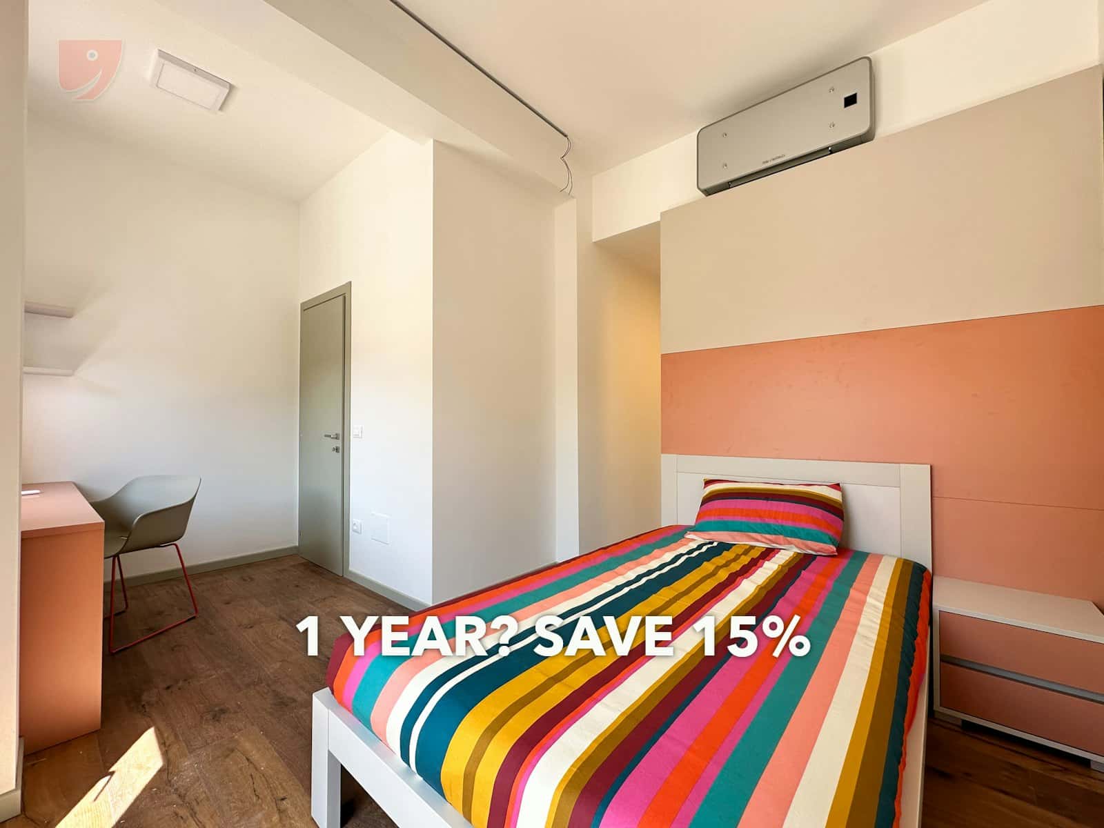 Quarto em Via Montebello, Ferrara para 37 m² com 2 quartos