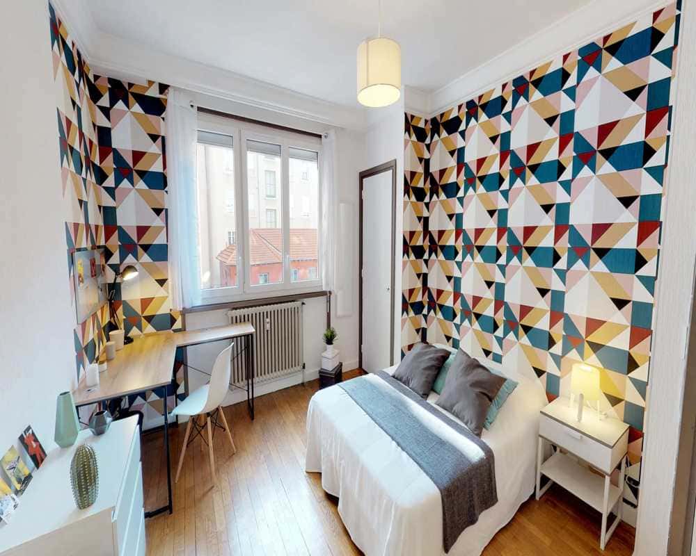 Chambre dans le rue de Servient