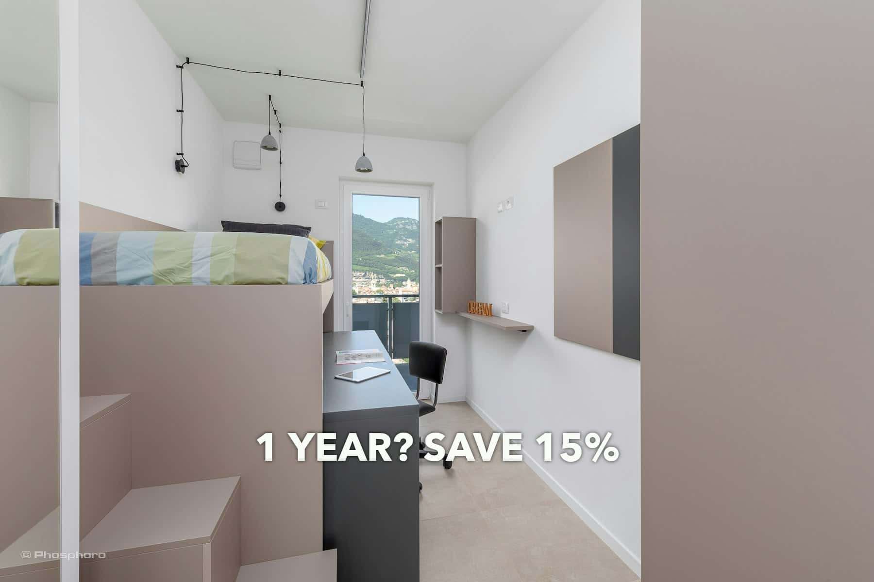 Room in Via Venezia, Trento for 61 m² with 3 bedrooms