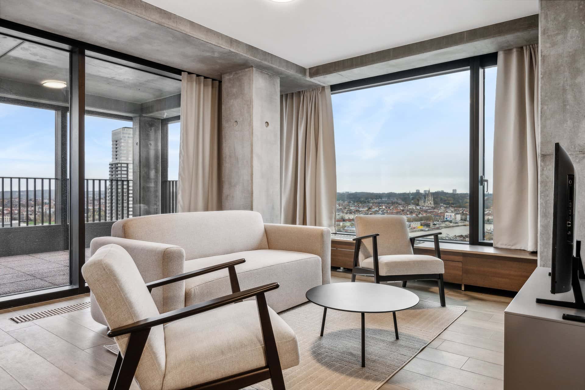 Stanza in Chaussée d'Anvers, Bruxelles di 91 m² con 2 camere