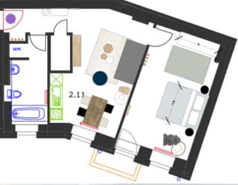 1-bedroom apartment for rent in Berlin, bills included. - Photo 3