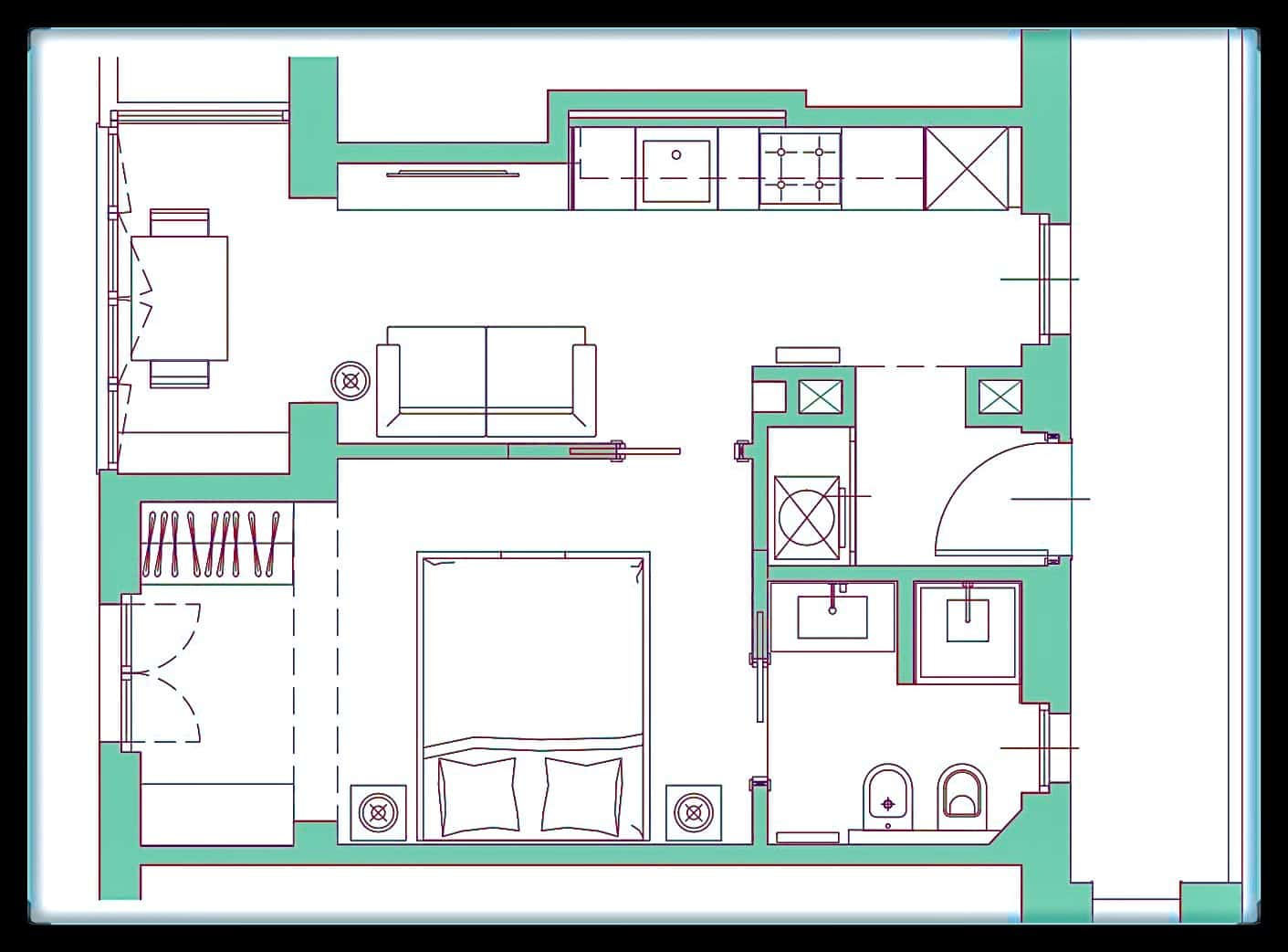 Apartment Milan, 1 bed — photo 21