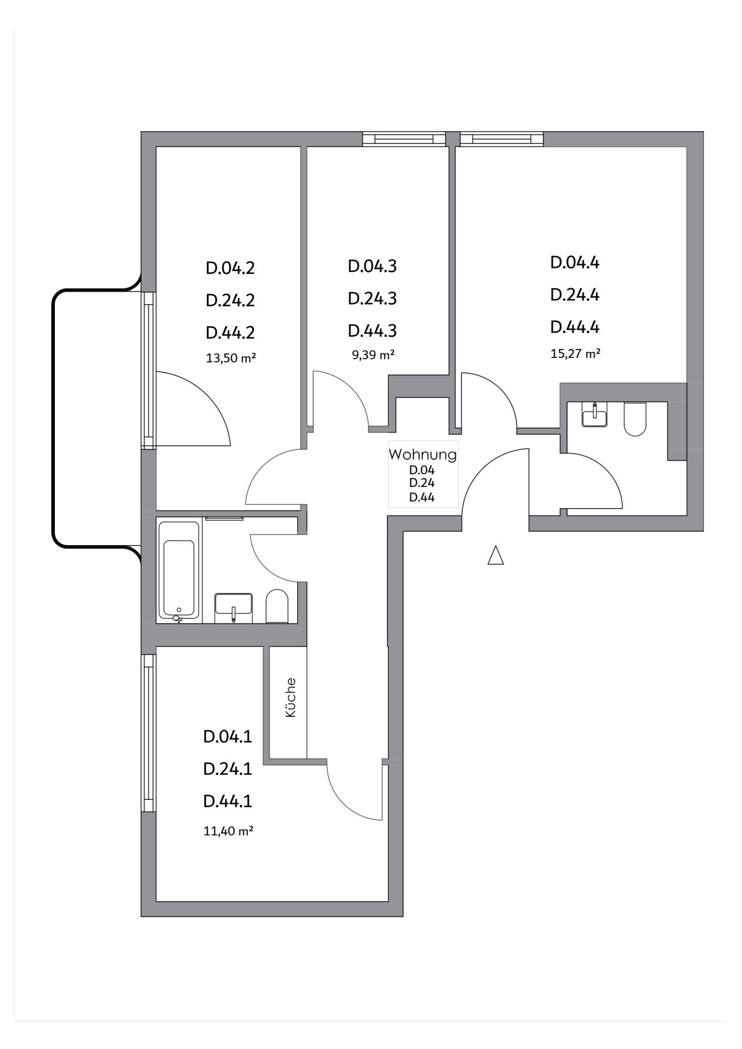 Zimmer in der Nazarethkirchstraße 51 (Aufgang D)