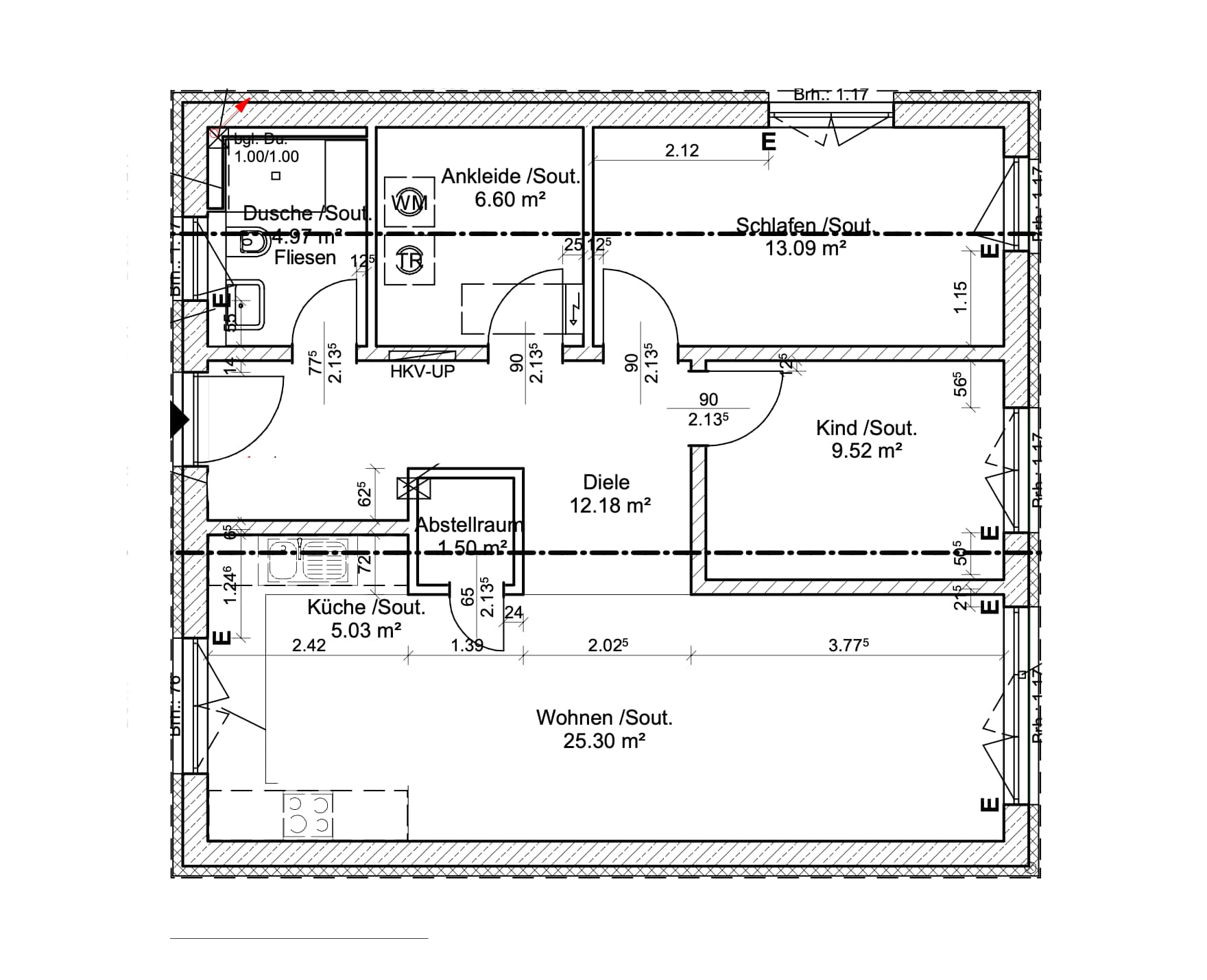 Wohnung in Kiesstraße, Berlin für 77 m² mit 1 Schlafzimmer