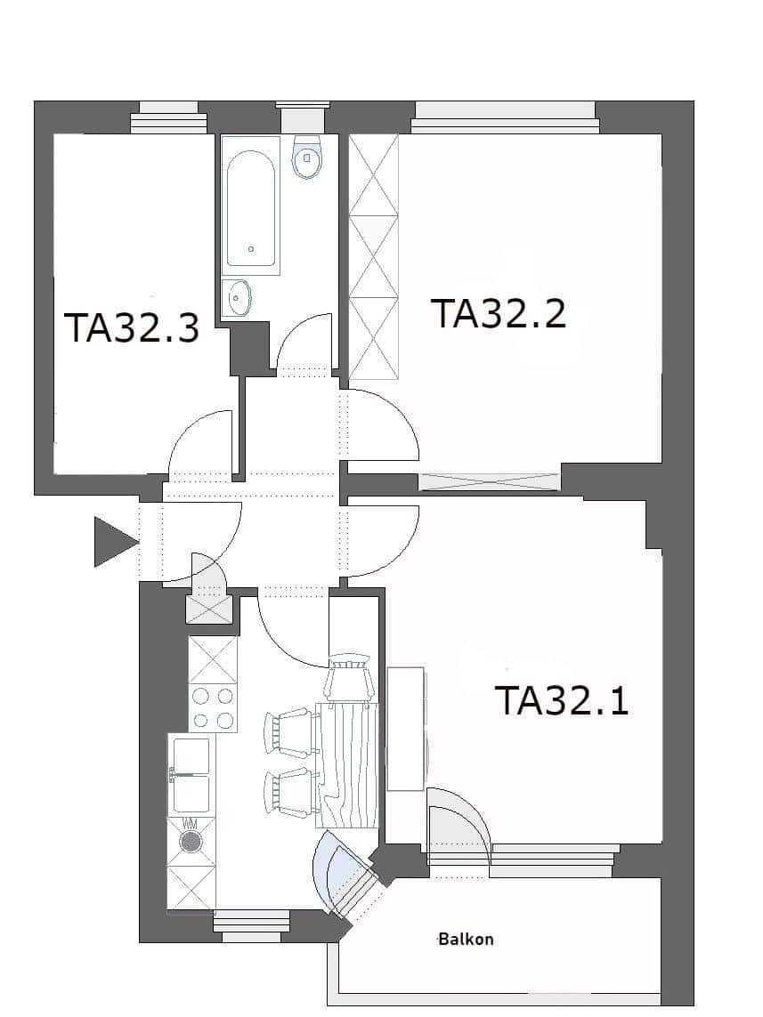 Zimmer in der Treseburger Ufer 44a
