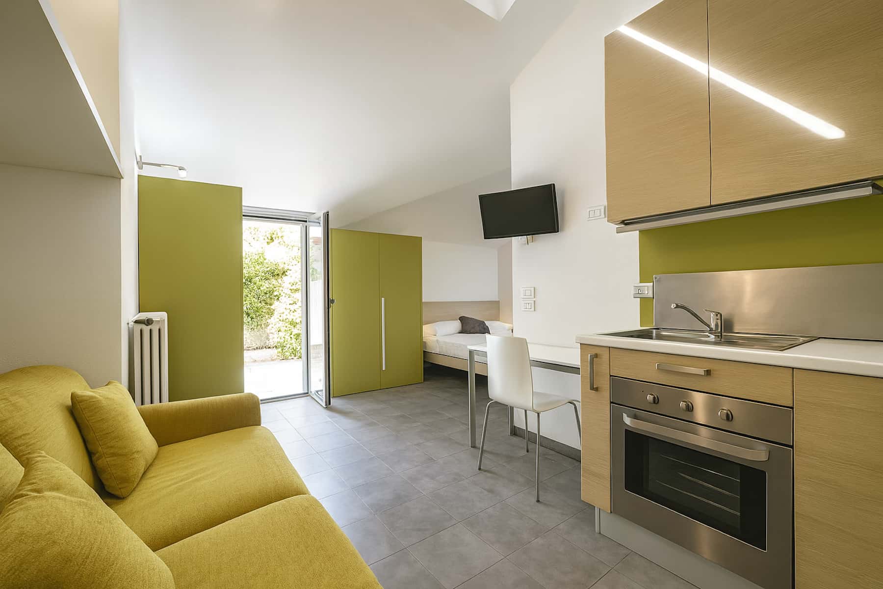 Habitación en Viale Trento, Rimini para 28 m² con 1 dormitorio