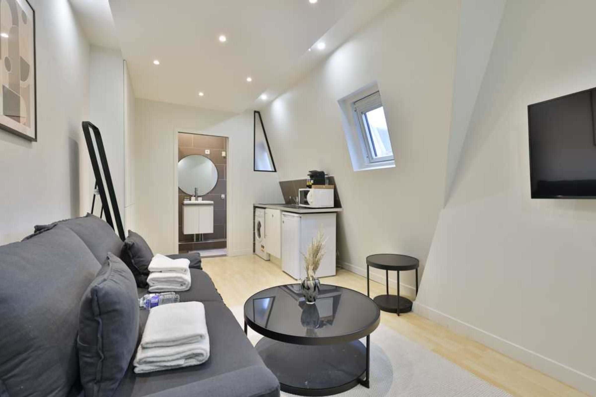 Studio moderne - Plaine-Monceau - Bail Mobilité